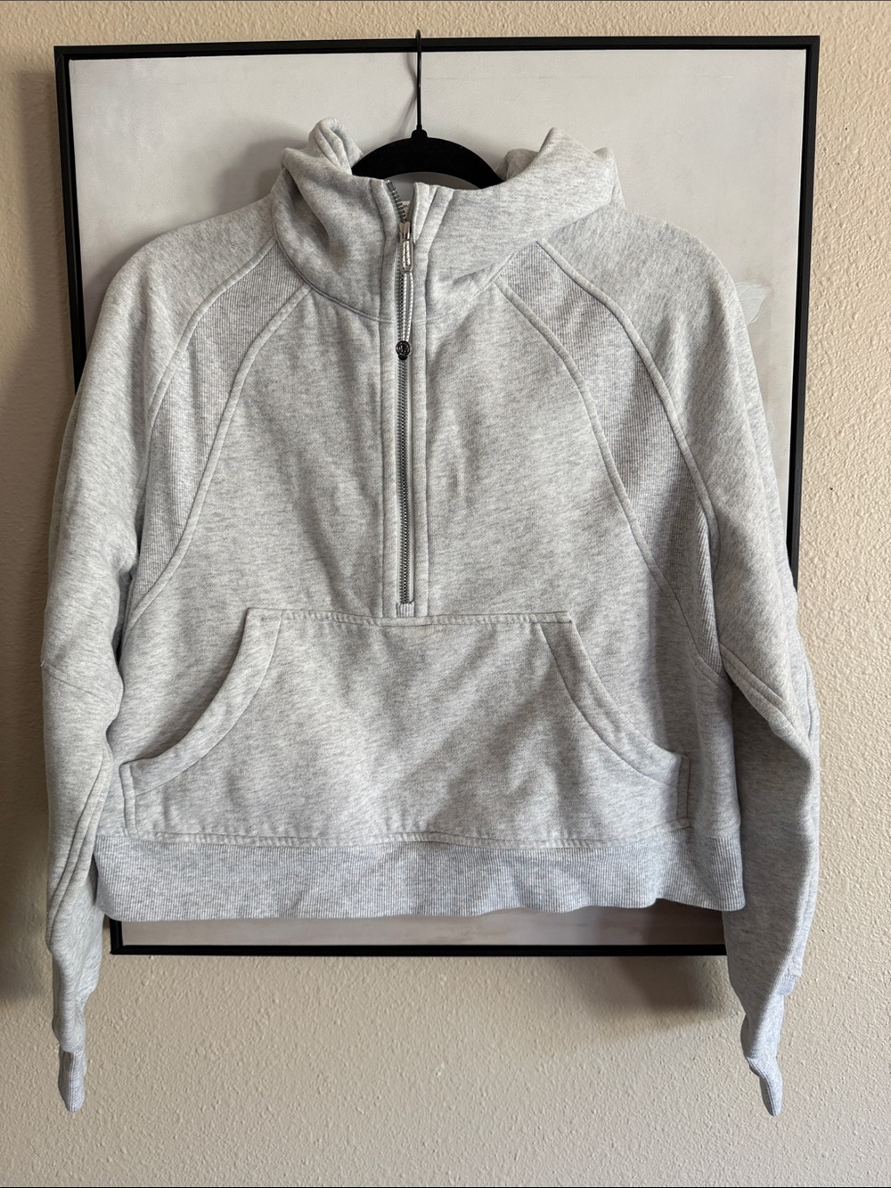 Lululemon Scuba Oversized hooded Half Zip